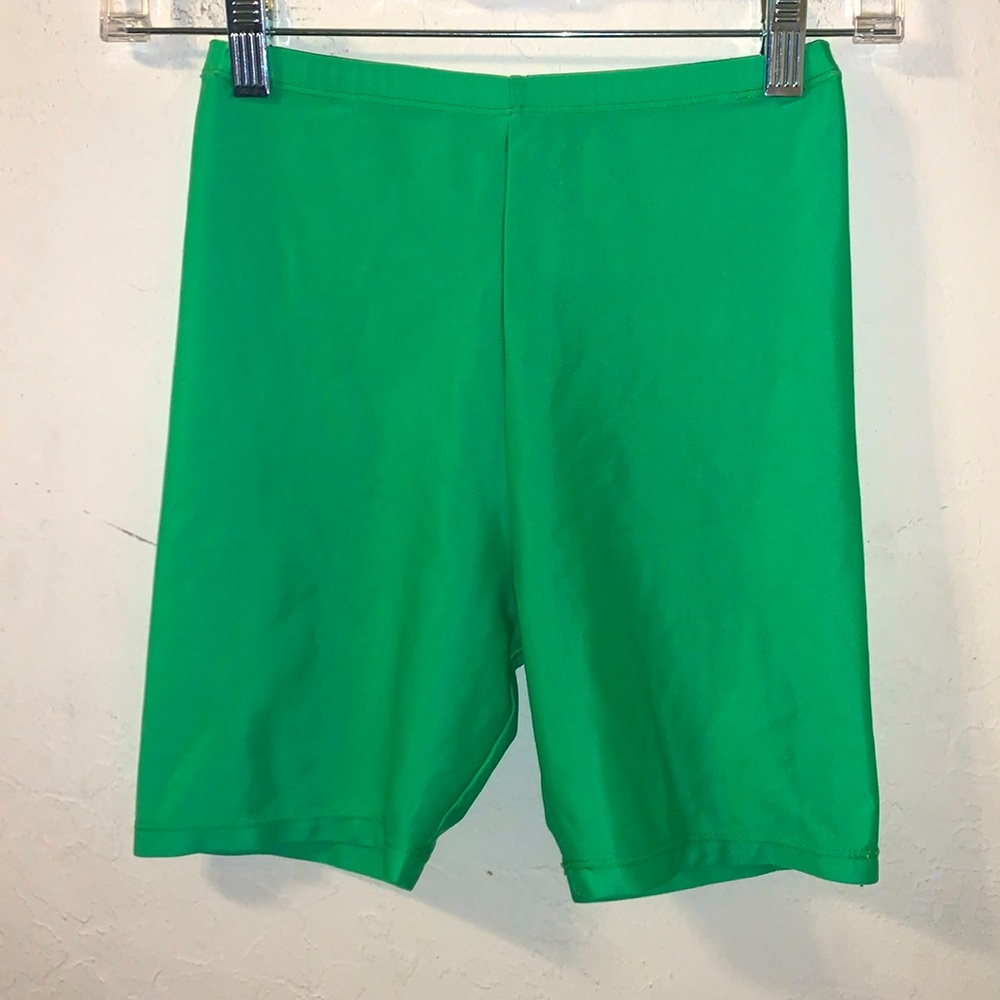 Kids Boys Stefeli Lime Green Biker Shorts-Large